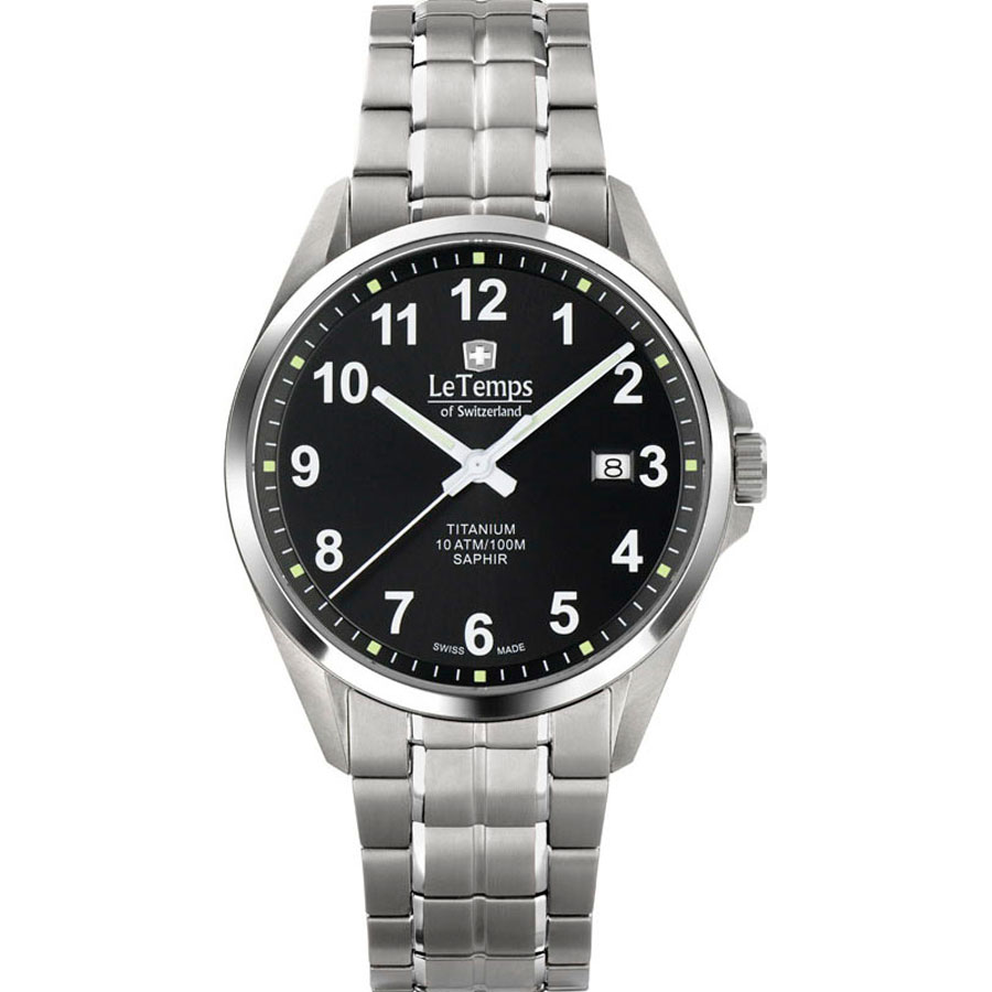 Часы Le Temps Titanium Gent LT1025.07TB01